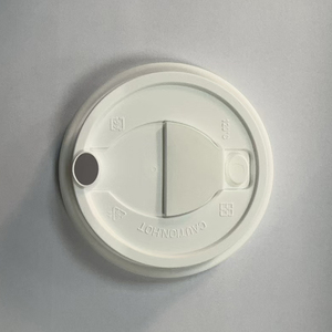 <span class=keywords><strong>Couvre</strong></span>-bouteilles de voyage réutilisables en plastique/papier PP de 90 mm pour boissons, couvercles plats jetables pour café et fruits, Chine - Product Image 3