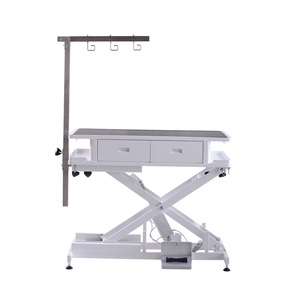 Table de toilettage pour chien électrique avec 4 tiroirs à fermeture douce, facile à utiliser, design simple, cadre en métal pour utilisation en <span class=keywords><strong>salon</strong></span>, sans roues - Product Image 6