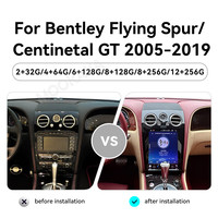 12,1 Zoll Android 15 für Bentley Continental GT/Flying Spur 2005-2019 Radio IPS Bildschirm GPS Navigation Carplay Wireless Carplay