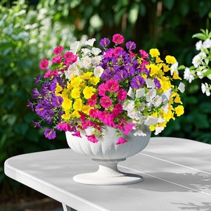 Guirlandes artificielles de fleurs de gypsophile Chao Qi en plastique et soie, bouquet blanc, jaune, rouge, violet, rose, décoration de mariage, utilisation en extérieur - Product Image 3