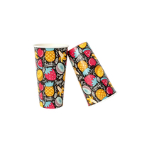 Gobelets en papier jetables à paroi simple, économiques et en gros, 8oz 12oz 16oz, conformes aux normes alimentaires pour la restauration, la maison et les services de traiteur