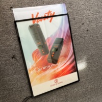 Panneau d'affichage rétro-éclairé en forme de rectangle A4 A2 A4, panneau de menu, feuille acrylique mince, cadre photo, boîte à lumière, affiche, écran d'affichage