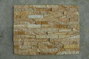 <span class=keywords><strong>Paneles</strong></span> de Revestimiento de Pared de Pizarra Amarilla Pulida Moderna de Xiamen Chinglam con Resistencia Antiacida - Product Image 2