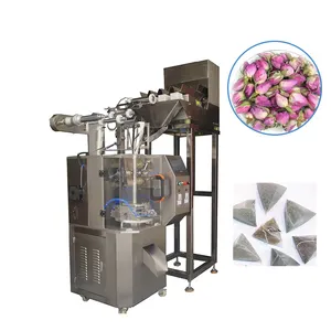Machine à emballer les sachets de thé en nylon pyramide pour les petites entreprises 1-10 grammes