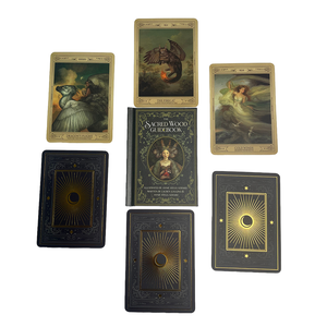 Caja Magnética de Diseño Personalizado de Doble Cara de Calidad Premium, Impresión Brillante de 78 Cartas del Tarot con Libro - Product Image 2