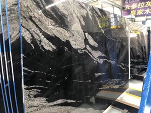 Losas <span class=keywords><strong>de</strong></span> Granito Goldwin Stone Sensa Black Beauty - Superficie Pulida Ecológica, Corte a Medida 1500x1500mm, Diseño Moderno, 1 Año <span class=keywords><strong>de</strong></span> Garantía para Viviendas - Product Image 4