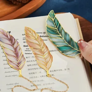 Tinh tế cổ điển lông sơn thẩm mỹ kim loại sinh viên đọc Clip văn hóa sáng tạo đánh dấu quảng cáo - Product Image 2