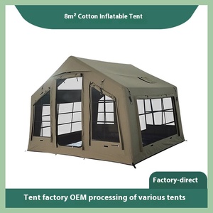 Venta al por mayor tienda de aire ligera a prueba de mosquitos y respirar libremente para acampar al aire libre tiendas de campaña de casa verde - Product Image 4