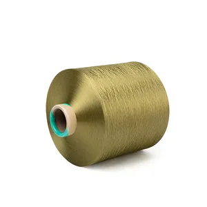 100% polyester texturé filament DTY fil 100D/36F dope teint couleurs fil de polyester