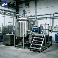 Cuve de préparation biologique en acier inoxydable sanitaire 300L avec agitateur, certifiée CE, fabriquée en Chine