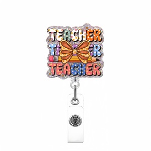 Porte-badge rétractable décoratif en gros pour enseignants, médecins et infirmières, personnel hospitalier, cadeau de festival - Product Image 2