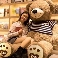 EZBABY Grand ours en peluche géant pour anniversaire, unisexe, style anime, vente en gros, animaux en peluche, jouets en peluche, anti-stress pour la Saint-Valentin