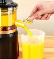 Extracteur de jus électrique à large goulotte pour légumes et fruits entiers, puissant extracteur de jus lent