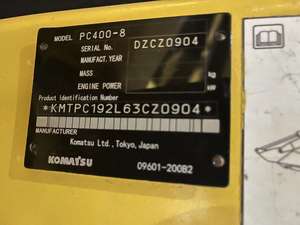 Excavadora de orugas Komatsu usada de Japón para trabajos de construcción con componentes centrales engranaje de bomba de motor - Product Image 3