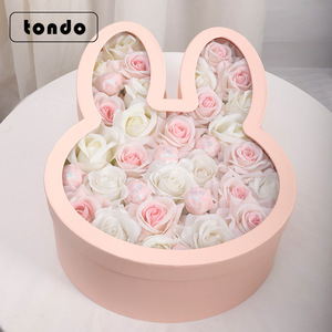 Tondo 2023 New Design Rabbit Shaped Paper Packaging <strong>Box</strong> <strong>Easter</strong> Candy Chocolate <strong>Gift</strong> Rabbit Flower <strong>Box</strong> - Product Image 4