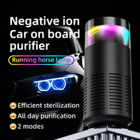 Purificador de Aire Portátil para Auto con Luz UV, Filtro HEPA y Sensor PM2.5 - Solución Fácil de Instalar para la Calidad del Aire en el Hogar