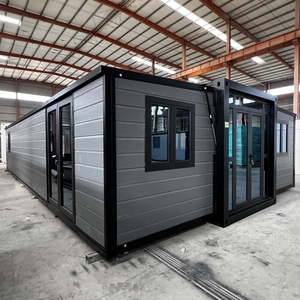 Preço barato 20ft 40ft portátil destacável dobrável dobrável Prefab Sleeping House com 2 quartos e banheiro - Product Image 1