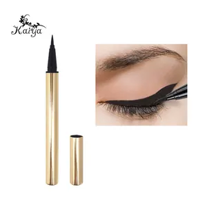 Eyeliner Lijm Pen Goud Waterdicht Precieze Vilt Tip Zwarte Professionele Make Organic Liquid Eye Liner