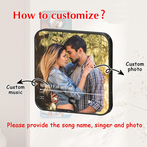 <span class=keywords><strong>Magnete</strong></span> Musicale per Frigorifero, Scatola Musicale Personalizzabile <span class=keywords><strong>con</strong></span> <span class=keywords><strong>Foto</strong></span> per Natale, Compleanno, Matrimonio - Product Image 2