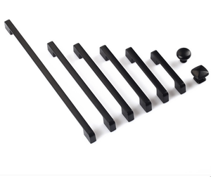 Hot Sale China Made Long Aluminum <strong>Matte</strong> <strong>Black</strong> Kitchen Cabinet Furniture Wardrobe Door Drawer <strong>Pull</strong> Handle - Product Image 1