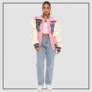 Chaqueta de abrigo de lana de calle bordada de otoño e invierno para mujer hecha en Pakistán Chaqueta de lana bordada para mujer - Product Image 1