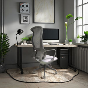 Ergonomischer Drehbarer Bürostuhl mit Verstellbarer Höhe, Modernes Design, Stoff-Netzgewebe, Executive-Stil für Lehrer und Studierende - Product Image 2