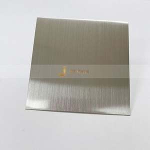 Plaque décorative en acier inoxydable brossé EX861 pour murs et plafonds intérieurs avec services de pliage et de découpe - Product Image 1