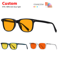 Venta Directa de Lentes Clásicas Retro H8 H9 HH CR-39, Armazón Óptico FL41, Gafas de Diseño Personalizadas, Anti Luz Azul, Impermeables