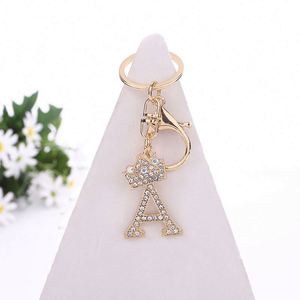 Nuevo Llavero de Metal con Letras de Diamantes, Decoración para Bolsos, Colgante para Teléfono, Llaveros con Letras del Alfabeto y Diamantes de Imitación - Product Image 3