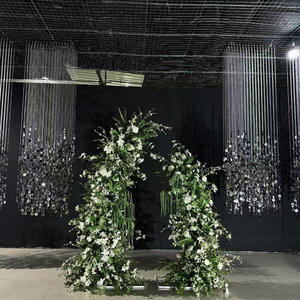 Cortina de Cuentas de Cristal PVC LANJO, Adorno Colgante de Lentejuelas, Decoración Colgante de Cuentas para Techo de Boda, Estilo ROMÁNTICO - Product Image 4