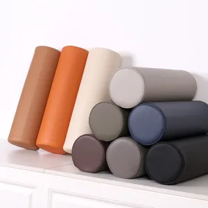 OEM ODM Bantal Sofa Silinder, Warna Solid Panjang Dicuci Putaran Roll Leher Lumbar Bantal