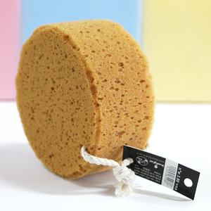 Esponja Redonda para Lavado de Autos, 13 cm de Diámetro, 6 cm de Altura, Color Café, Porosa, Absorbente, Multiusos - Product Image 2