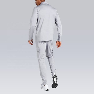 Chándal de Fitness para hombre, personalizado, multibolsillo, poliéster, versátil, estilo urbano, a la moda, venta al por mayor - Product Image 4