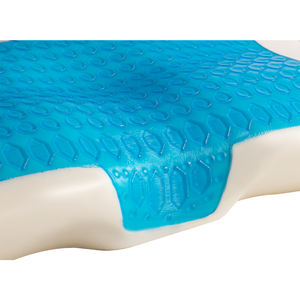 Bantal Leher Berbahan Busa Memori Gel <span class=keywords><strong>Visco</strong></span> Elastis Berlapis Dingin dengan Pola Solid, Fitur Peredaran Udara, dan Fitur Pendingin, Gaya Mewah - Product Image 6
