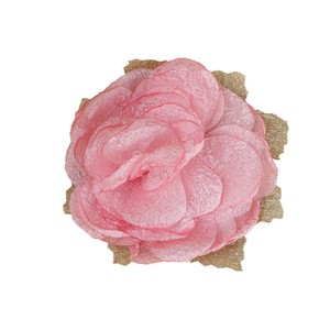 <b>Artificial</b> <b>Flower</b> 8.5Cm 3D Fabric Rose Diy Jewelry Accessories Wedding Headpiece Cloth Hand Knitted - Product Image 5