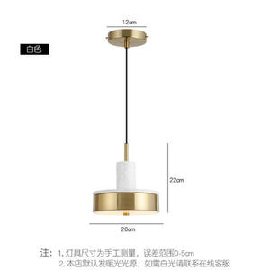 Lámpara de Araña de Mármol Posmoderna Nórdica, Iluminación Creativa de Lujo Única para Comedor, Sala de Estar, Dormitorio, Mesita de Noche - Product Image 5