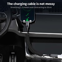 PD 240W Tipe C Thunderbolt 5 kabel, jaket nilon pengisian cepat, proyeksi layar 16K 60Hz berdefinisi tinggi dengan pengisian daya Cepat