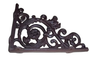 ชั้นวางของเหล็กทรงสามเหลี่ยมสำหรับตกแต่งสวน รุ่น Upper Deck ขนาด 170x240 มม. สีขาว/เทา/ดำ/เงิน/น้ำตาล ติดตั้งแบบขันสกรู - Product Image 3