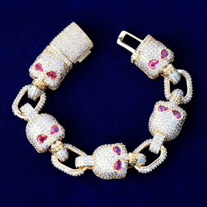 Hip Hop Jewelry Lab Grown Diamond Big Size Miami Cuban Link Chain <b>Bracelet</b> Fashion 925 <b>Silver</b> 10K Gold Cuban <b>Bracelet</b> for <b>Men</b> - Product Image 1