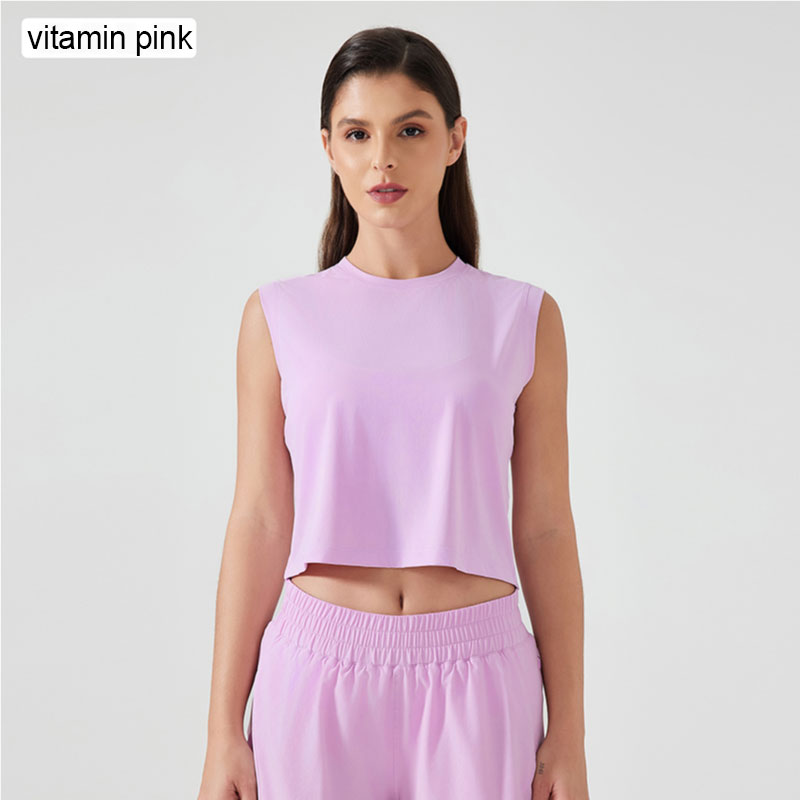 Best Selling Running Crop Tops Blank Crop Tank Top Women Sport Yoga Summer Wear Outdoor Breathable Athletic Tank Top Gym Shirts