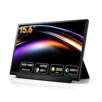 Écran d'extension portable pour ordinateur portable M5 IPS 15,6 pouces 1080P FHD, écran sans cadre, moniteur détachable pour ordinateur portable, protection des yeux