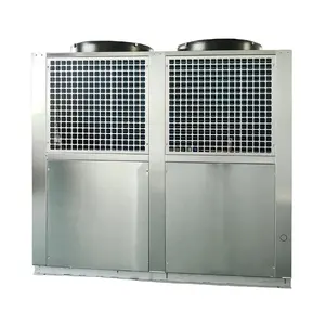 Refrigerador refrigerado ar do parafuso do aço inoxidável para a máquina do moedor Capacidade refrigerando 581 quilowatts 200 refrigerador de HP