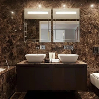 Dalles de marbre naturel poli en gros pour vanités de salle de bain, revêtements de sol, revêtements muraux, comptoirs de cuisine, escaliers