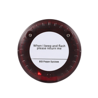 Système d'appel sans fil pour restaurant Système d'appel Double base de chargement Sous-verre Buzzer pour Food Court Food Truck Cafe Shop