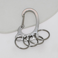 Pabrikan Desain Khusus Carabiner Baja Tahan Karat Bentuk Khusus Gaya Y2K Gantungan Kunci Gaya Ins Pengait Logam Aksesori DIY Logo Kustom