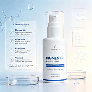 Suero Facial Iluminador con Pigmentos de 50 ml, Vitamina C, Niacinamida, Hidratante para el Cuidado de la Piel, OEM, ODM - Product Image 2