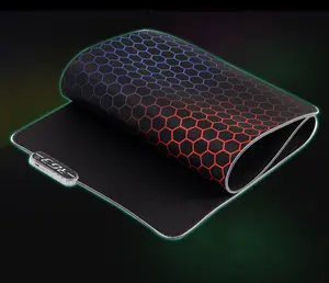 Tapete de teclado LED para mouse pad de jogos RGB durável