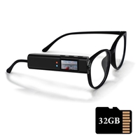 Lunettes FPV Mini 2.7K avec Micro-Caméra HD pour Enregistrement Vidéo et Son, Contrôle via Application Wifi, Casque Intelligent