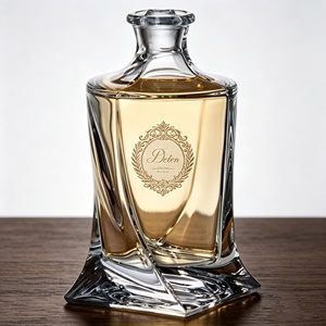 Venta Directa <span class=keywords><strong>de</strong></span> Fábrica, Botella <span class=keywords><strong>de</strong></span> Vidrio Vacía Personalizada con Grabado para Licores, Ginebra, Vodka, Whisky, Envase para Licores - Product Image 4