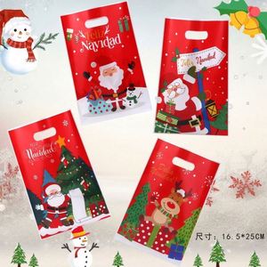 Paquete de 4 Bolsas de Regalo Impermeables para Dulces, con Cierre de Cremallera, Bolsillo Interior, Material de Fieltro de Poliéster, para Navidad, Chocolates, Boutique, Compras - Product Image 4